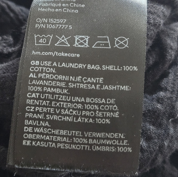 H&M Women's Black 1 Piece Cut Out Black Jumper Pant Suit Medium - Picture 8 of 12